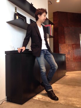 OMIさん（メンズ・180cm）の夏コーディネート