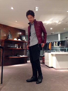 OMIさん（メンズ・180cm）の秋コーディネート
