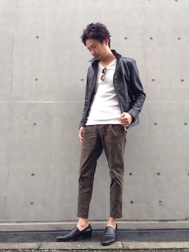OMIさん（メンズ・180cm）の秋コーディネート
