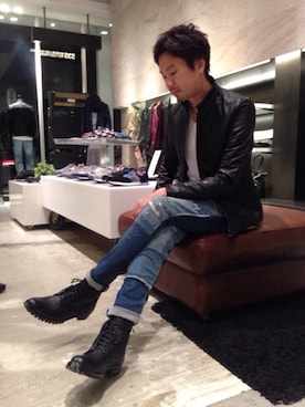 OMIさん（メンズ・180cm）の秋コーディネート