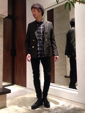 OMIさん（メンズ・180cm）の秋コーディネート