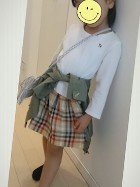 「Arnold Palmer（アーノルドパーマー）のアイテム（ジャケット/アウター）」を使った、orimariさん（キッズ・100cm）の夏コーディネート
