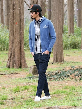 「LEE」｜JEEさん（メンズ・182cm）の冬コーディネート