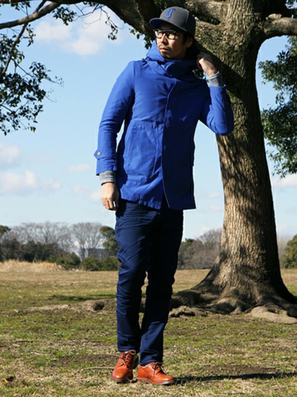 The DUFFER of ST.GEORGEのステンカラーコートを使った人気