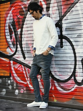 JEEさん（メンズ・182cm）の春コーディネート