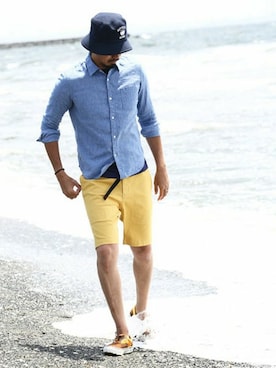 「グラミチ」｜JEEさん（メンズ・182cm）の夏コーディネート