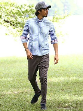 JEEさん（メンズ・182cm）の夏コーディネート