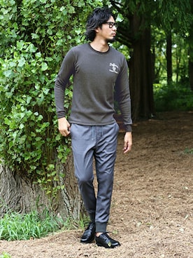 「ロングTシャツ」｜JEEさん（メンズ・182cm）の夏コーディネート