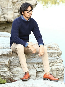 JEEさん（メンズ・182cm）の冬コーディネート