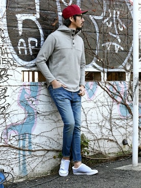 JEEさん（メンズ・182cm）の冬コーディネート