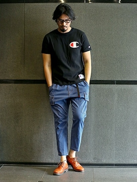 「グラミチ」｜JEEさん（メンズ・182cm）の春コーディネート