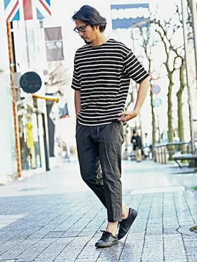 「グラミチ」｜JEEさん（メンズ・182cm）の春コーディネート