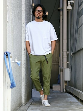 「グラミチ」｜JEEさん（メンズ・182cm）の春コーディネート