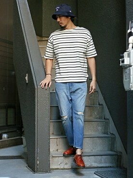 JEEさん（メンズ・182cm）の春コーディネート