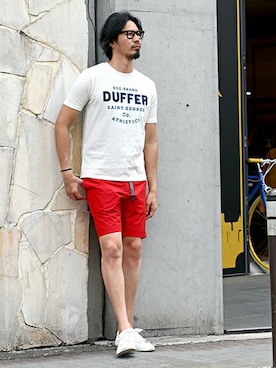 「カレッジ」｜JEEさん（メンズ・182cm）の春コーディネート