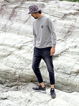 「モノトーン」｜JEEさん（メンズ・182cm）の夏コーディネート