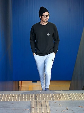 「ロングTシャツ」｜JEEさん（メンズ・182cm）の春コーディネート