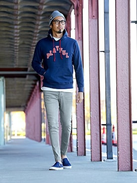 JEEさん（メンズ・182cm）の冬コーディネート