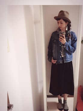 「アイテム（マウンテンパーカー）」を使った、miyukiさん（レディース・170cm・20代）の秋コーディネート