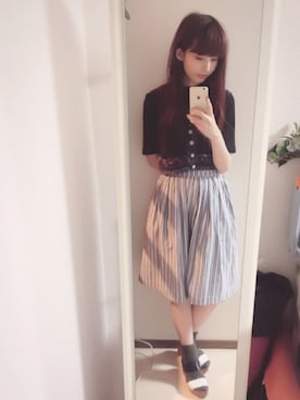 「アイテム（その他トップス）」を使った、miyukiさん（レディース・170cm・20代）の春コーディネート