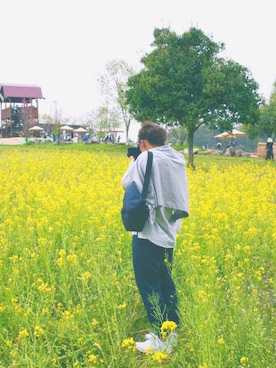 「CAMO（カモ）のアイテム」を使った、dacciさん（メンズ・165cm）の春コーディネート