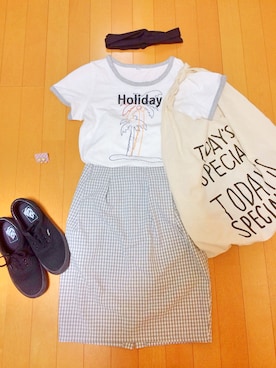 「PAR ICI」｜「アイテム（その他）」を使った、erikaさん（レディース・152cm）の夏コーディネート