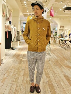 417ｂｙEDIFICE新宿店スタッフAさん（メンズ・172cm）の春コーディネート