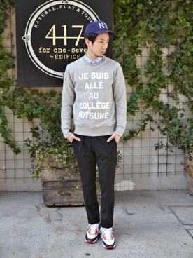 417ｂｙEDIFICE新宿店スタッフAさんのコーディネート
