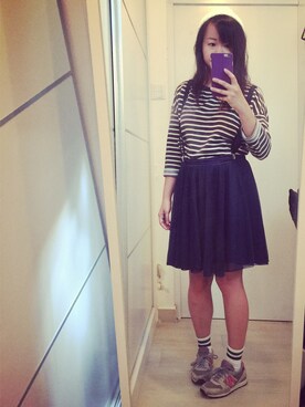 「ATMOSPHERE（アトモスフィア）のアイテム」を使った、Newdaysさん（レディース・155cm）の夏コーディネート