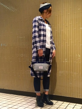 「TOPKAPI（トプカピ）のアイテム」を使った、Joyさん（レディース・167cm）の秋コーディネート