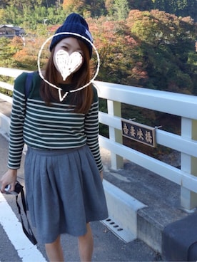 「草津温泉」｜sari٭¨̮さん（レディース・157cm）の夏コーディネート