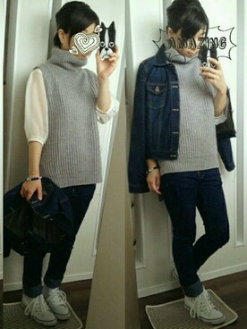 yuzuさん（レディース・152cm）の秋コーディネート