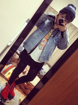 きなこさん（レディース・157cm）の冬コーディネート