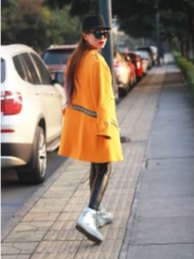 「STYLE」｜「アイテム（カバーオール）」を使った、對兒®さん（レディース・165cm）の春コーディネート