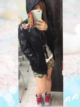 「VANQUISH（ヴァンキッシュ）のアイテム（その他アウター）」を使った、あいちゃん！さん（レディース・151cm）の秋コーディネート