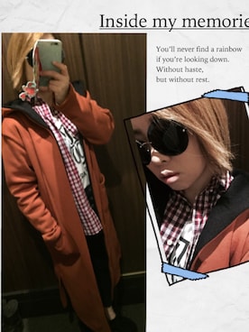 「ANAP（アナップ）のアイテム（その他アウター）」を使った、あいちゃん！さん（レディース・151cm）の秋コーディネート