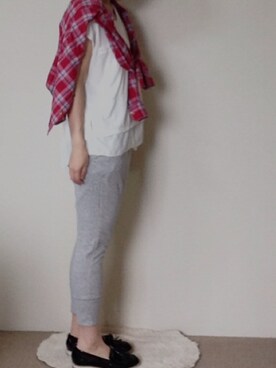 「スエット」｜なおさん（レディース・154cm）の夏コーディネート