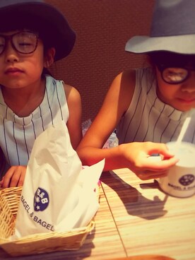 「IROIRO（イロイロ）のアイテム」を使った、hokkoさん（キッズ・140cm）の夏コーディネート