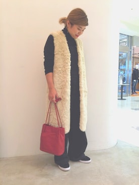 Asami Katsubeさん（レディース・153cm）の秋コーディネート