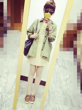 「DRESS CODE（ドレスコード）のアイテム」を使った、Mia Chenさん（レディース・155cm）の秋コーディネート