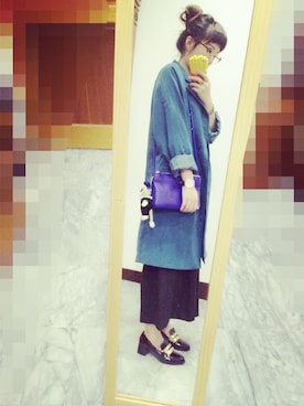 「DRESS CODE（ドレスコード）のアイテム」を使った、Mia Chenさん（レディース・155cm）の秋コーディネート