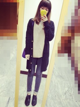 「DRESS CODE（ドレスコード）のアイテム」を使った、Mia Chenさん（レディース・155cm）の秋コーディネート