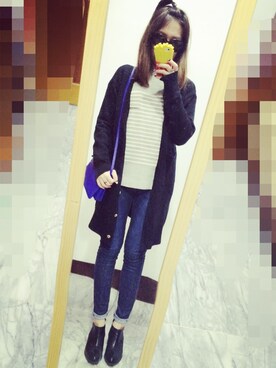 「DRESS CODE（ドレスコード）のアイテム」を使った、Mia Chenさん（レディース・155cm）の秋コーディネート