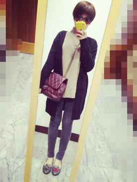「DRESS CODE（ドレスコード）のアイテム」を使った、Mia Chenさん（レディース・155cm）の冬コーディネート