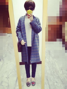 「DRESS CODE（ドレスコード）のアイテム」を使った、Mia Chenさん（レディース・155cm）の冬コーディネート