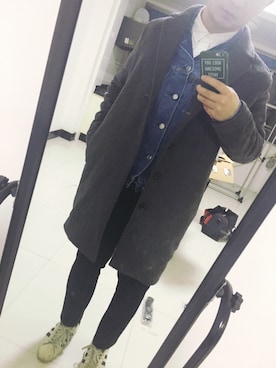 「Acne Studios（アクネストゥディオズ）のアイテム（デニムジャケット）」を使った、阿磊さん（メンズ・170cm）の春コーディネート