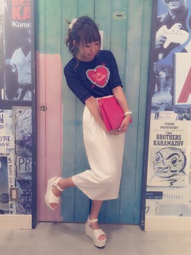 宮下愛さん（レディース・165cm）の夏コーディネート