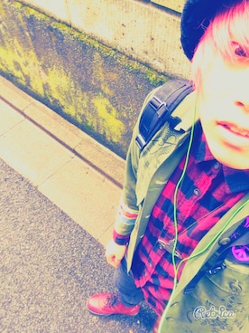 「KAMOのアイテム」を使った、Junyaさん（メンズ・179cm）の春コーディネート