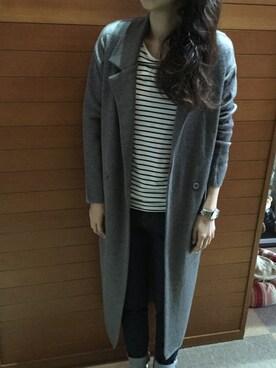 「メゾン キツネ(MAISON KITSUNE)」｜「アイテム（腕時計）」を使った、ひゃんさん（レディース・160cm）の秋コーディネート