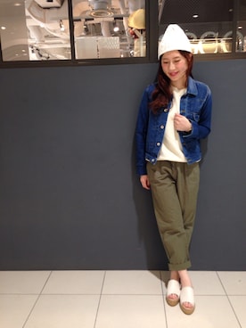 ささきともみさん（レディース・157cm）の春コーディネート